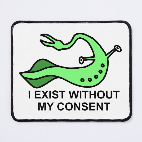 Item preview, Tully Monster I Exist Without My Consent Colored designed and sold by ThePaleoDude.
