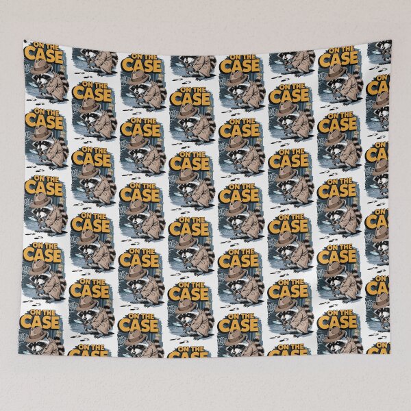 Item preview, On The Case, Raccoon Detective, Funny Animal, Wildlife Investigator, Crime Solver, Detective Theme, Mystery Enthusiast designed and sold by PaleWhaleStudio.