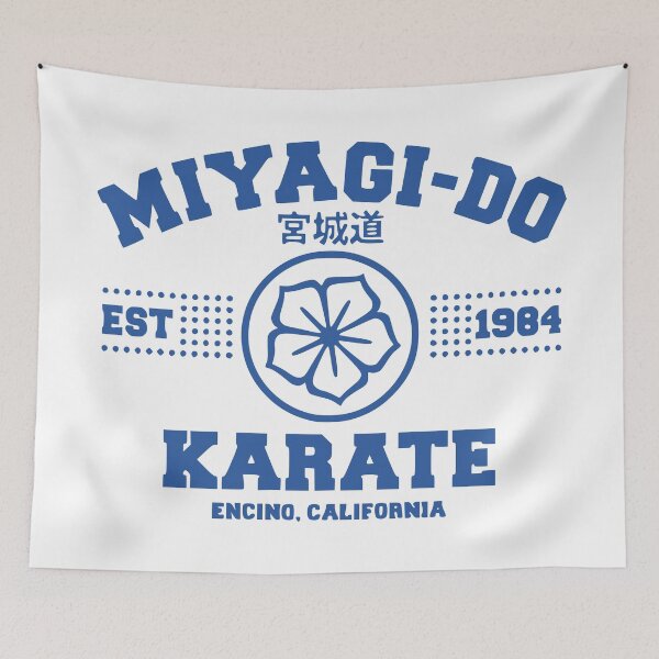 Item preview, Karate Miyagi-do Japanese  Hachimaki Blue2 designed and sold by LuizSilva1983.