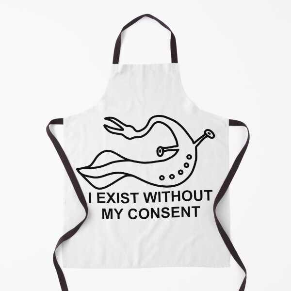 Item preview, Tully Monster I Exist Without My Consent Black and White designed and sold by ThePaleoDude.