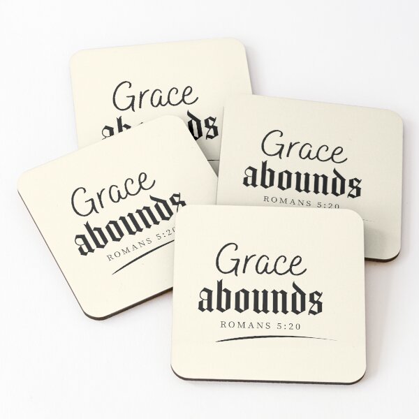 Item preview, Grace Abounds - Christian  designed and sold by CrossCrafted.