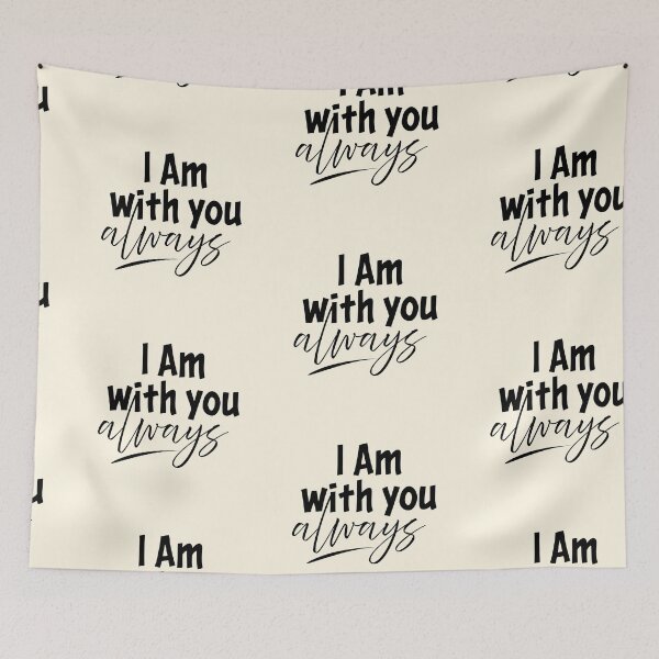 Item preview, I Am with you always - Christian  designed and sold by CrossCrafted.