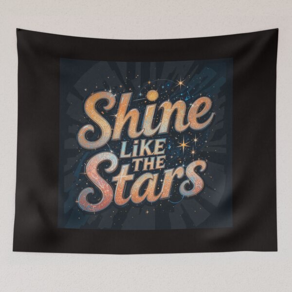 Item preview, Shine Like The Stars - Stylish T-Shirts & Accessories, Stellar Graphics, Confident Fashion designed and sold by PrintFusion57.