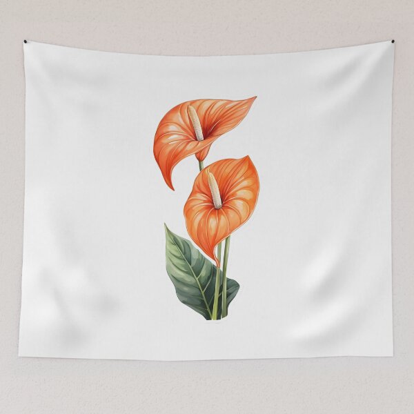 Item preview, Orange Anthurium (Anthurium andraeanum) designed and sold by HOMETOWN86.