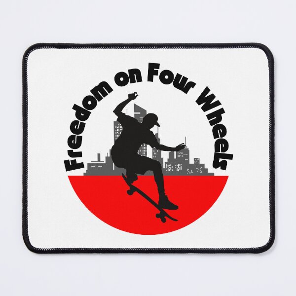Item preview, Ride Free, Skate Hard – Freedom on Four Wheels! designed and sold by boo-yaa.