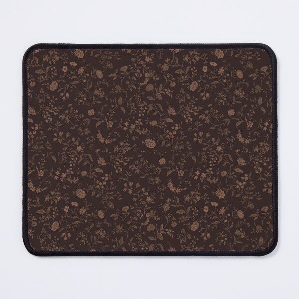 Item preview, brown flower cottagecore pattern designed and sold by inthewitchelm.