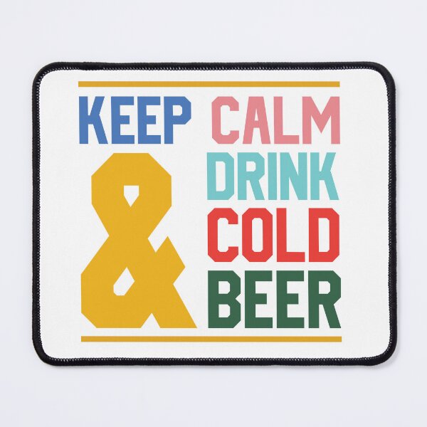 Item preview, Keep Calm and Drink Cold Beer Typography designed and sold by Richstd.