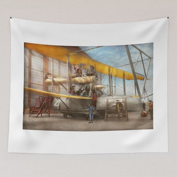 Item preview, Plane - Biplane - Getting ready for a long flight 1919 designed and sold by Mike Savad Photography.