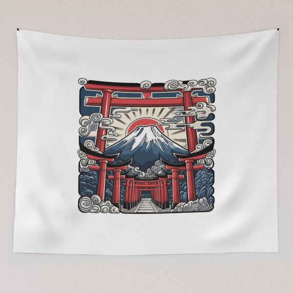 Item preview, Exploring Japan - Mount Fuji and Fushimi Inari Shrine designed and sold by wanderenergi.