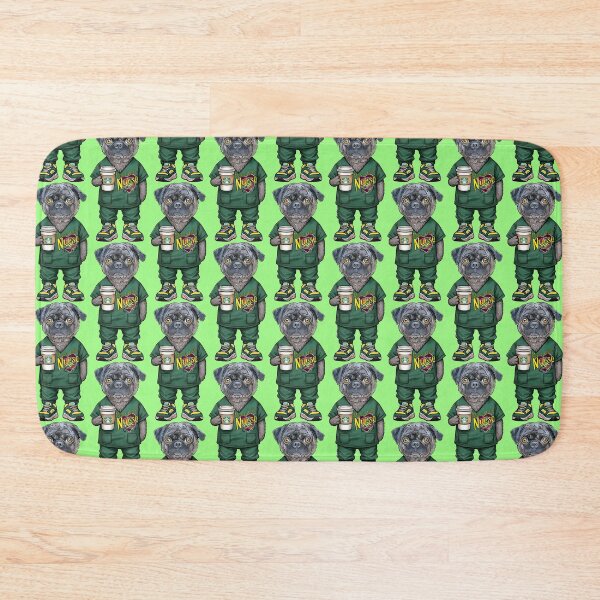 Item preview, Mental Health Nurse Pug designed and sold by FivePugs.