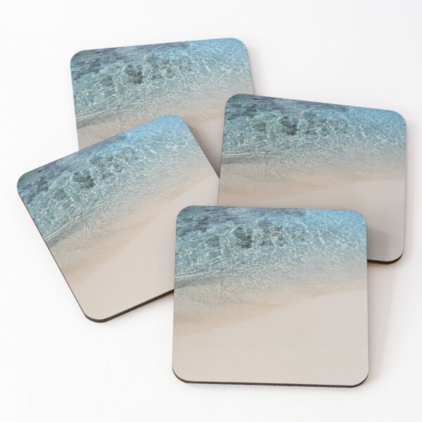 Item preview, Crystal Clear Waves on a Pristine Beach designed and sold by ArtArchive-KK.
