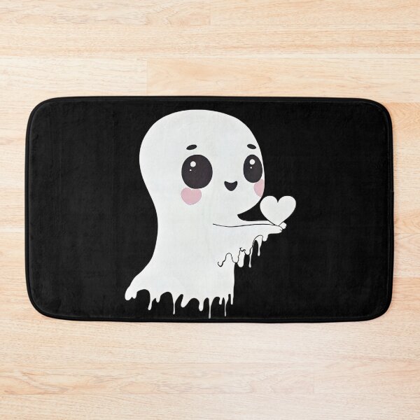 Item preview, Cute Ghost Holding a Heart - Adorable Valentine’s Day Illustration designed and sold by EmiBarDesign.