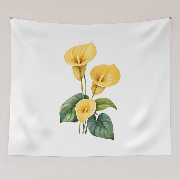 Item preview, Yellow Anthurium (Anthurium andraeanum) designed and sold by HOMETOWN86.