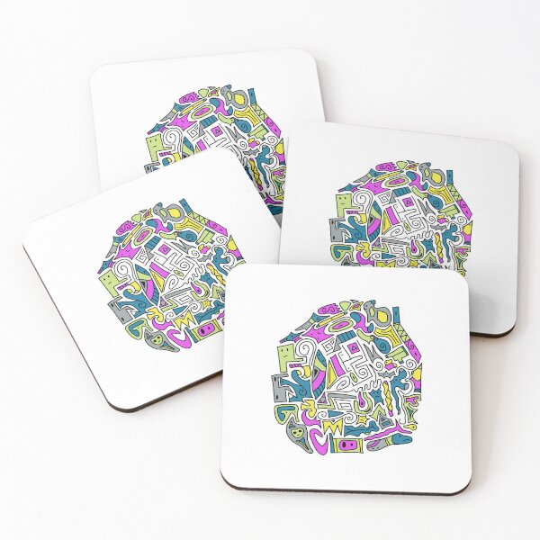 Item preview, Sad faces doodle design  designed and sold by Shanart Lex.