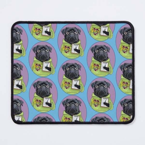 Item preview, Mental Health Nurse Pug designed and sold by FivePugs.