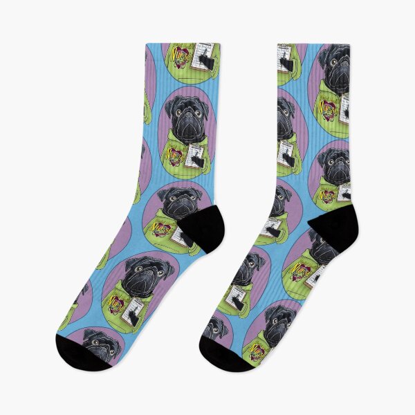 Item preview, Mental Health Nurse Pug designed and sold by FivePugs.