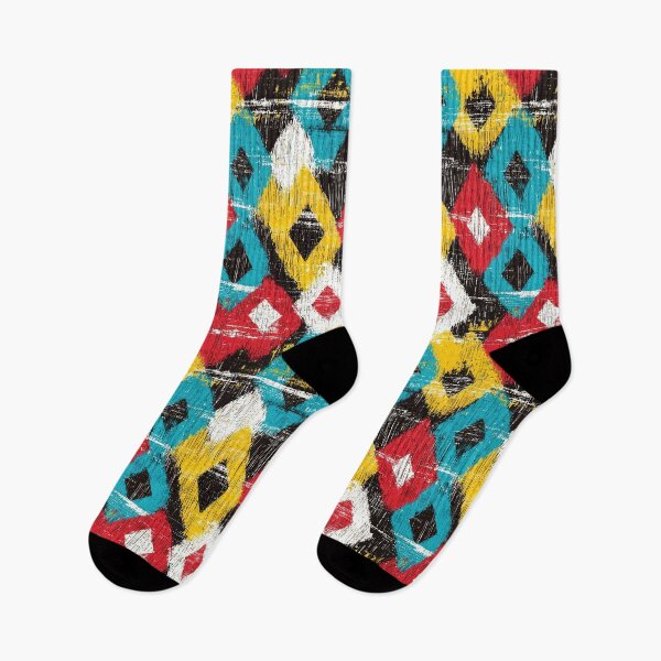 Item preview, Symmetric diamond shapes inspired by ikat textiles designed and sold by Piotrek0001.