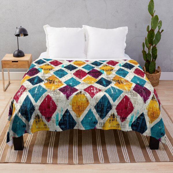 Item preview, Artistic ikat-inspired pattern with ethnic aesthetics designed and sold by Piotrek0001.