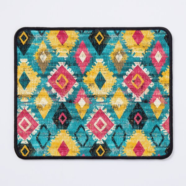 Item preview, Traditional meets modern in colorful ikat style designed and sold by Piotrek0001.