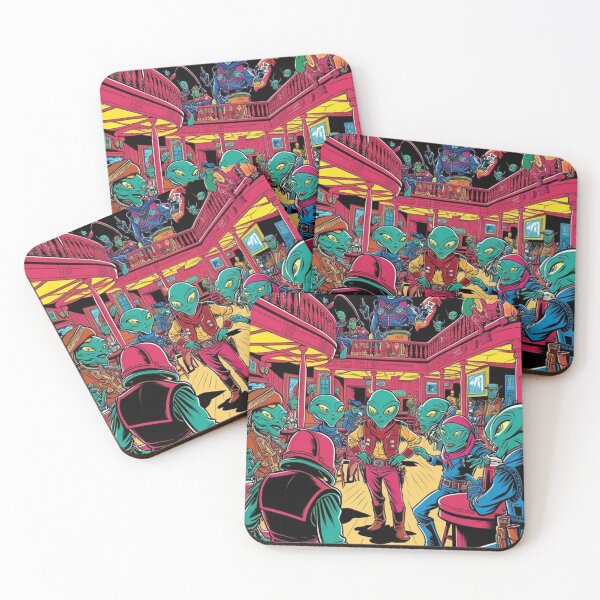 Item preview, Western Alien Bar designed and sold by Thibaut's Quirky Creations.