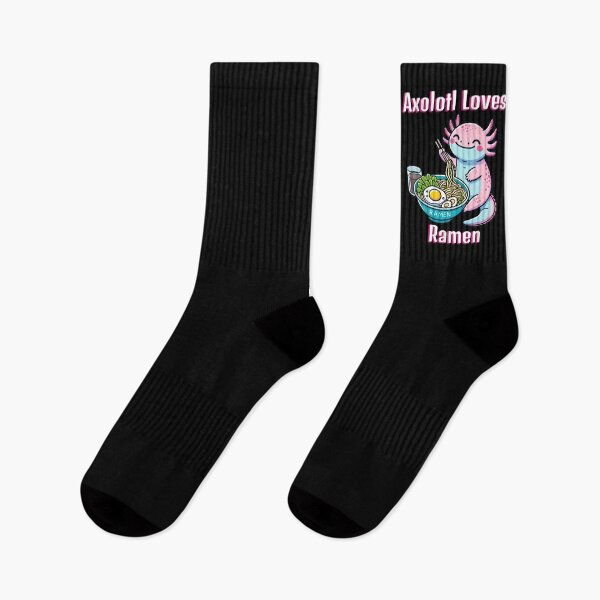 Item preview, Axolotl loves Ramen designed and sold by RetroPop23.