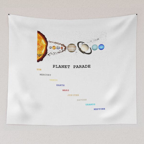 Item preview, Astronomy – Planet Parade Illustration – Light designed and sold by Phoenix Créations.