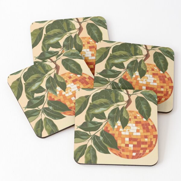 Item preview, Disco Ball Orange Tree Green Leaves Kitchen designed and sold by MamboArt.