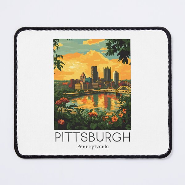 Item preview, A Vintage Travel Poster of Pittsburgh - Pennsylvania - United States designed and sold by GoodOldVintage.