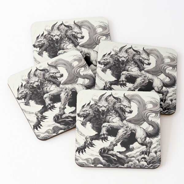 Item preview, Cerberus Monster Art 1 designed and sold by Retr0Tshirts.