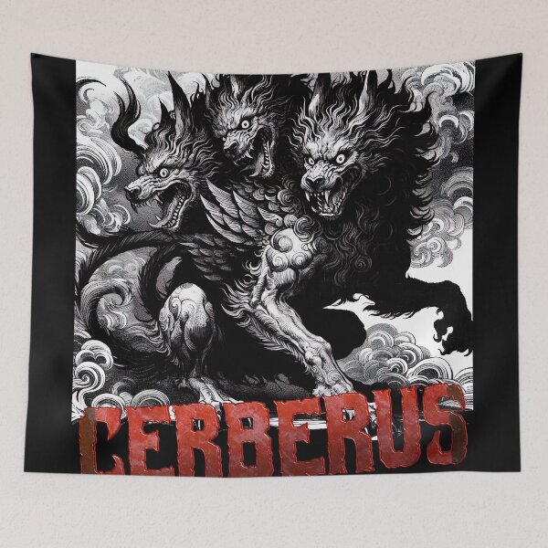 Item preview, Cerberus Monster Art 2 designed and sold by Retr0Tshirts.