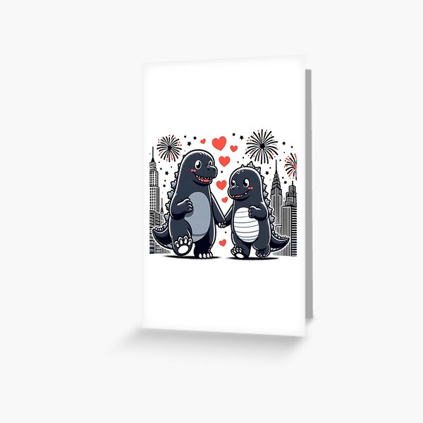 Item preview, Godzilla Valentines Day designed and sold by BombShop36.