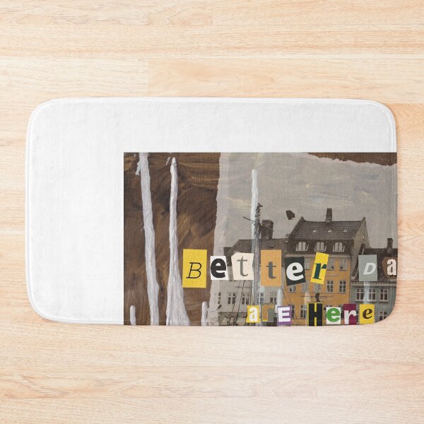 Item preview, Better Days Are Here Mixed Media Collage Painting designed and sold by holaitssher.