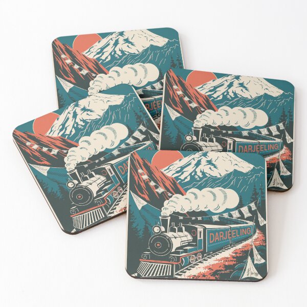 Item preview, Darjeeling - Vintage Travel Poster designed and sold by skiprender.