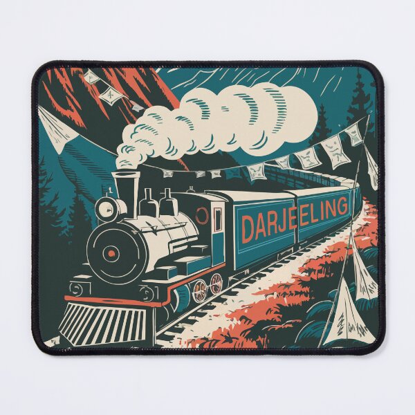 Item preview, Darjeeling - Vintage Travel Poster designed and sold by skiprender.