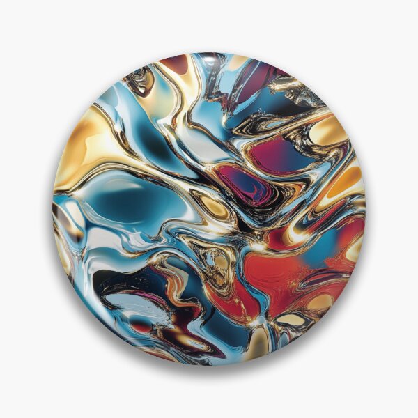 Item preview, Hypnotic Silver Fluid designed and sold by MidArtForge.