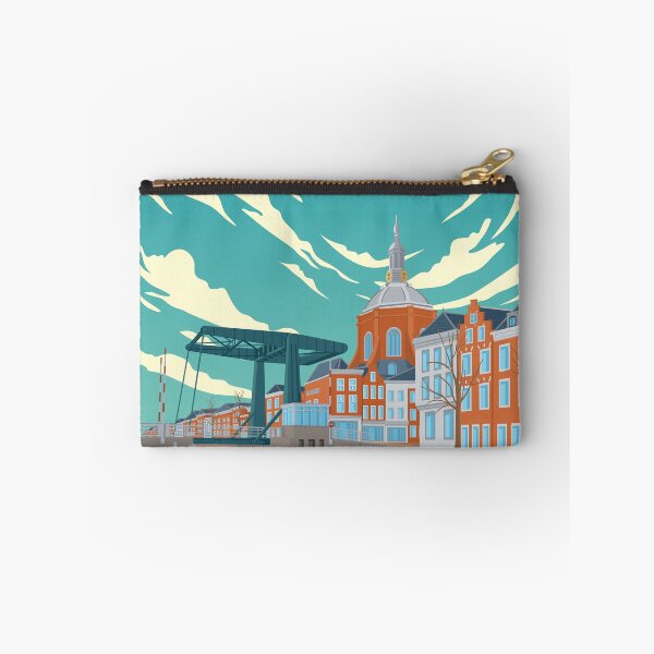 Item preview, Leiden Dutch Cityscape Travel Poster designed and sold by Stadify.