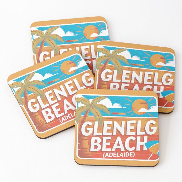 Item preview, Glenelg Beach Sticker designed and sold by Random Designs.