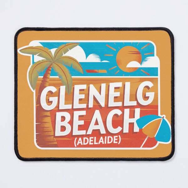 Item preview, Glenelg Beach Sticker designed and sold by Random Designs.
