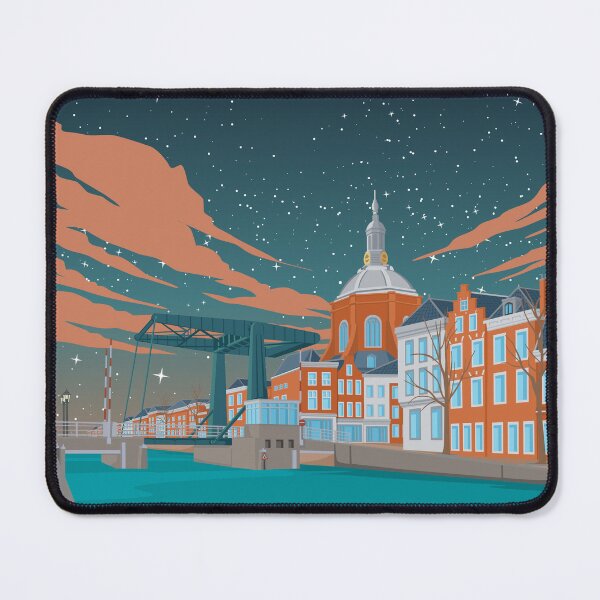 Item preview, Leiden Cityscape at Night designed and sold by Stadify.