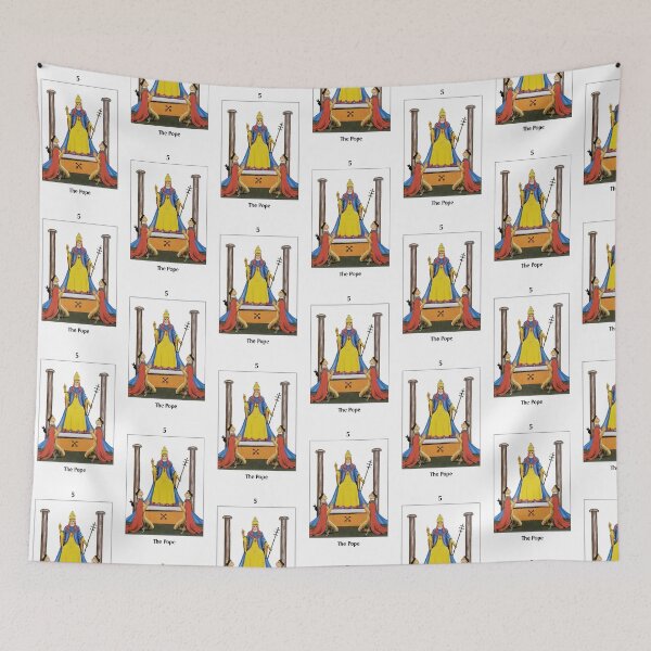 Item preview, The Pope: Barbara Walker Tarot designed and sold by Hernandus.