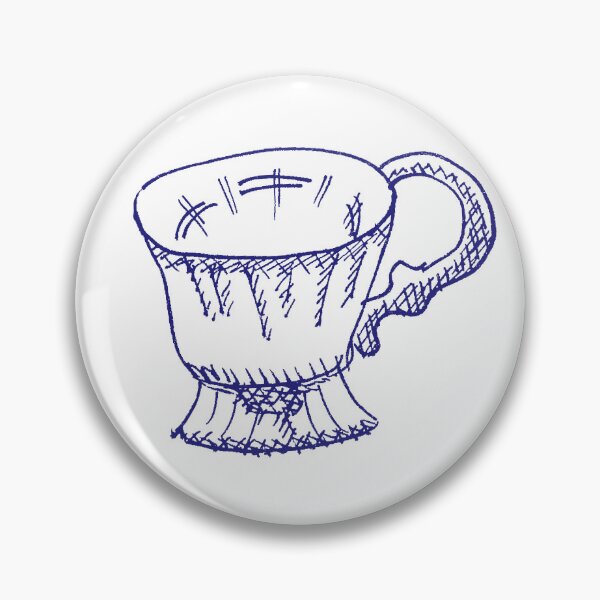 Item preview, Deep Blue TeaCup designed and sold by MagentaTwilight.