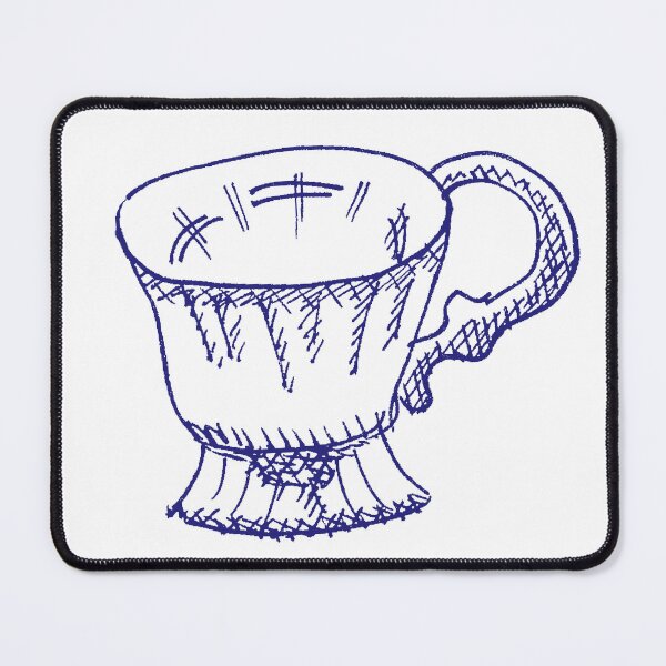 Item preview, Deep Blue TeaCup designed and sold by MagentaTwilight.