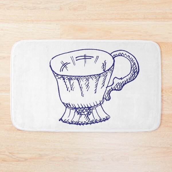 Item preview, Deep Blue TeaCup designed and sold by MagentaTwilight.