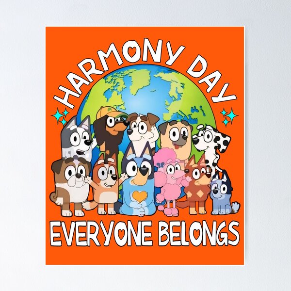 Artikel-Vorschau von   Aussie Harmony Day 2025 Leben in Harmonie orange Kleidung, Bekleidung und Geschenke Männer Frauen Kinder, designt und verkauft von Taylor  ART.