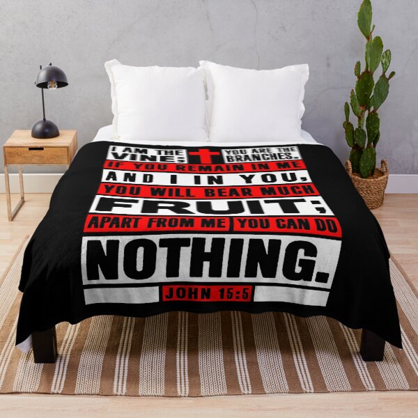 Item preview, John 15:5 I Am The Vine You Are The Branches designed and sold by plushism.