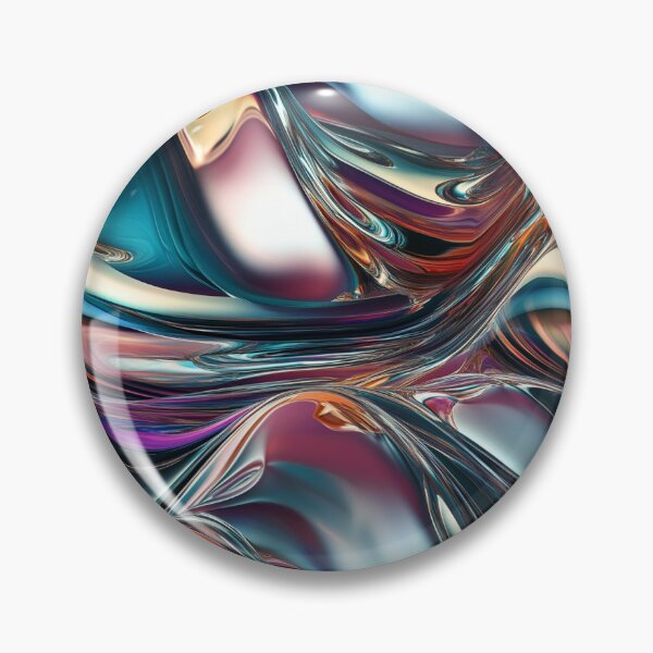 Item preview, Hypnotic Silver Fluid designed and sold by MidArtForge.