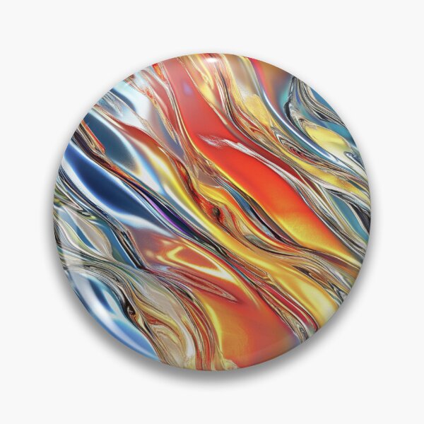 Item preview, Hypnotic Silver Fluid designed and sold by MidArtForge.