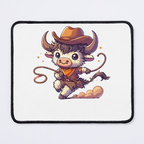 Item preview, Western Rodeo Cowboy Outfit Hat Yak Texas Animals designed and sold by Artistoos.