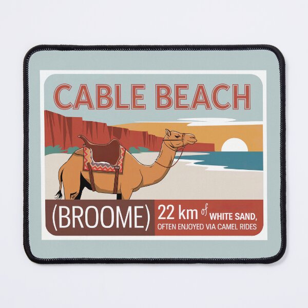 Item preview, Cable Beach (Broome) .Sticker designed and sold by Random Designs.