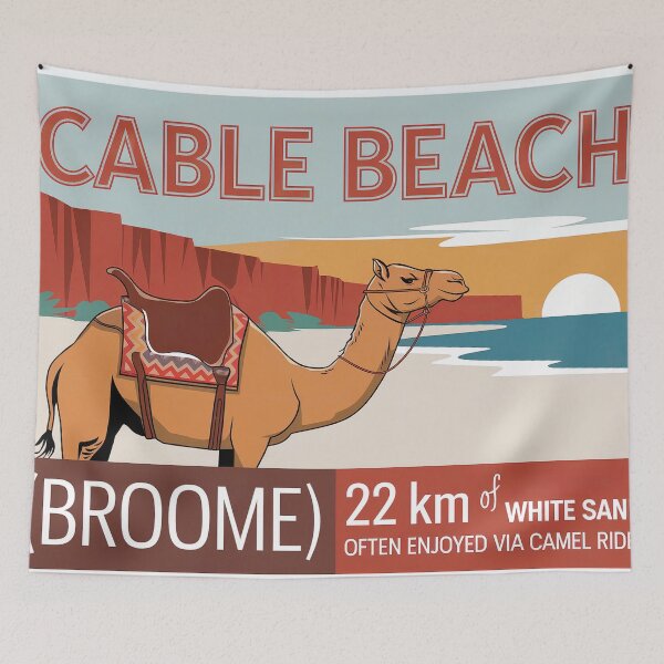 Item preview, Cable Beach (Broome) .Sticker designed and sold by Random Designs.